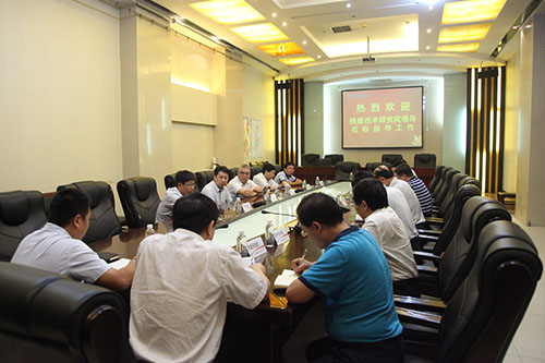 陕煤技术研究院党政领导到建设集团走访座谈