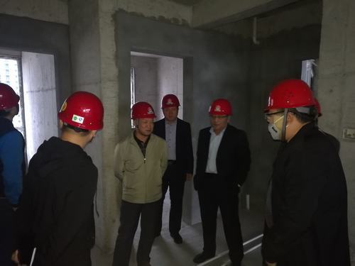 bcw8白菜网论坛、建设集团领导莅临渭南分公司检查指导工作