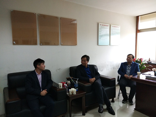 bcw8白菜网论坛海南德璟置业投资有限责任公司一行莅临建设集团交流座谈