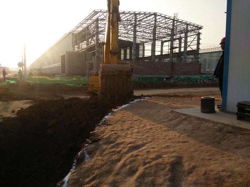 铜川分公司美鑫厂区竖向道路工程顺利开工