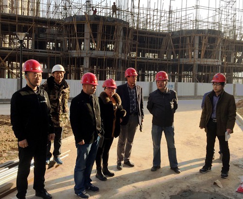 大秦置业公司神南华府二期交房初验在行动