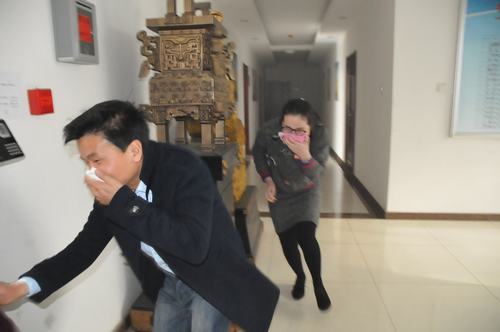 洗选煤运营公司举办消防逃生应急演练