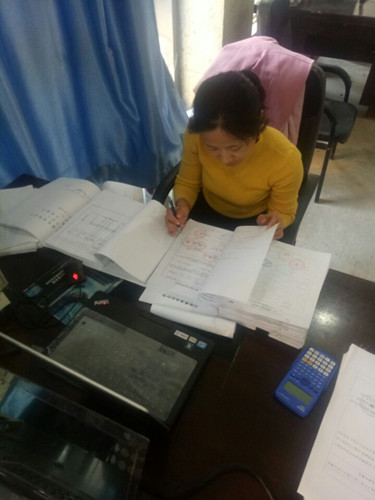 天工公司土建十一部羊头镇安置小区工程决算、资料整编进入倒计时