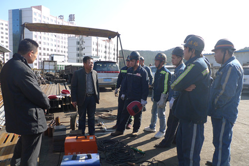 机电安装公司建北项目部做好冬季安全管理促施工