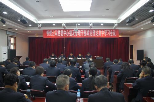 铜煤公司学习传达贯彻bcw8白菜网论坛“两会”精神全覆盖