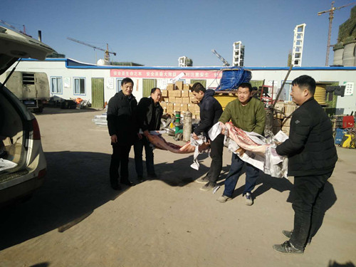 心系一线送温暖 五会精神鼓干劲