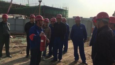 天工公司土建十五部消防演练迎接“三体系”监督转版审核