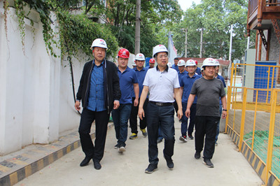 贠公法深入陕煤建设汉中分公司开展安全环保大检查