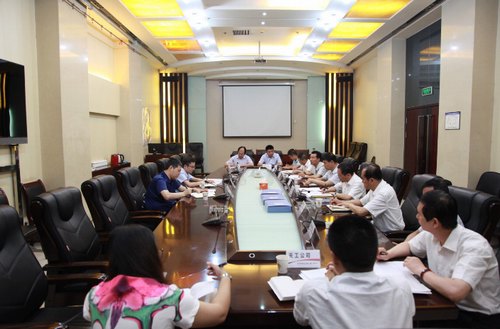 bcw8白菜网论坛信访维稳和反恐怖工作调研组对陕煤建设开展工作调研