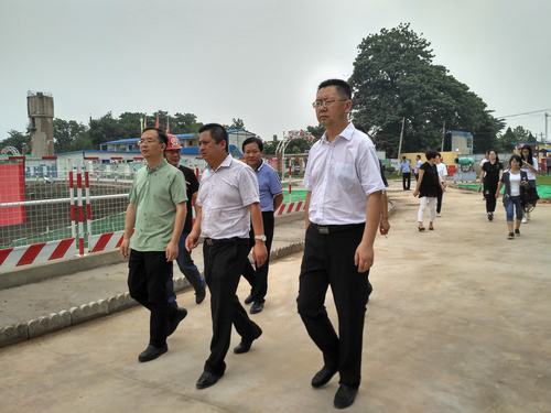 礼悦阁精品住宅小区工程治污减霾工作得到渭南市领导认可顺利通过验收