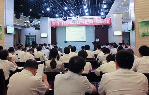 vsport体育召开2018年二季度追赶超越点评会暨上半年经济运行分析会