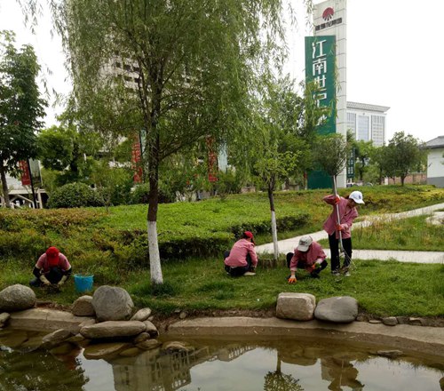 陕煤建设公司:江南世纪城“创卫”有实招