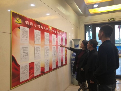 亮出党员承诺 考核党员践诺