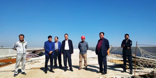 大荔县副县长卢高昌深入G242大荔县城过境段公路建设项目检查指导工作