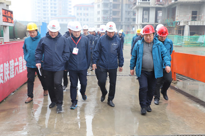 陕煤建设汉中分公司赴陕六建南关正街项目对标交流