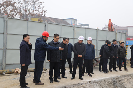 汉中市委书记王建军视察陕煤建设汉中分公司金华路项目