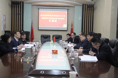 bcw8白菜网论坛总政工师 巡察办主任李永刚一行深入建设集团调研工作