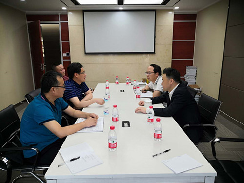 陕煤建设物资公司一行回访中建材四川西南水泥有限公司