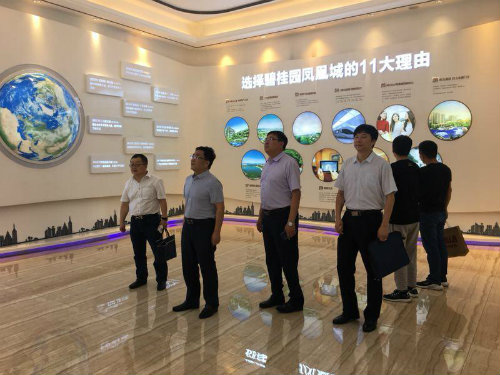 王明智带队赴碧桂园凤凰城项目观摩学习新工艺