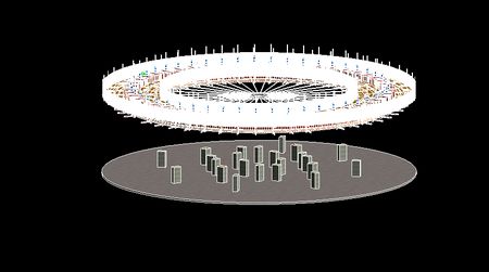 陕煤建设天工公司应用BIM建模模拟筒仓施工