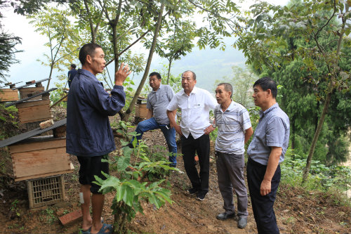 侯本英深入扶贫点安康汉阴开展中秋慰问活动