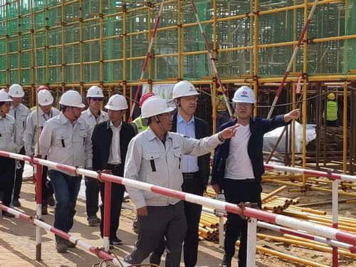 bcw8白菜网论坛榆林化学公司领导宋世杰深入陕煤建设铜煤公司施工现场检查指导工作