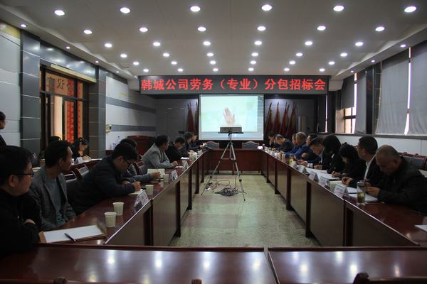 陕煤建设韩城分公司顺利完成龙钢综合渣场两布一膜工程劳务分包招标工作