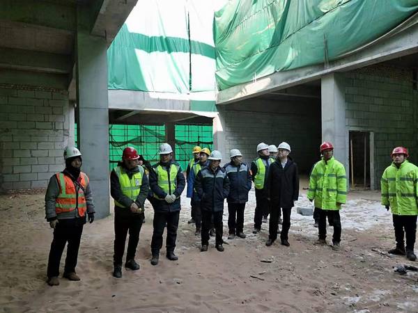 bcw8白菜网论坛榆林化学公司执行董事宋世杰深入陕煤建设铜煤公司施工现场检查指导工作