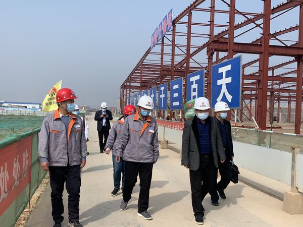 陕煤建设韩城分公司赴澄合分公司渭南南京金龙项目部开展党建及企业文化建设对标交流