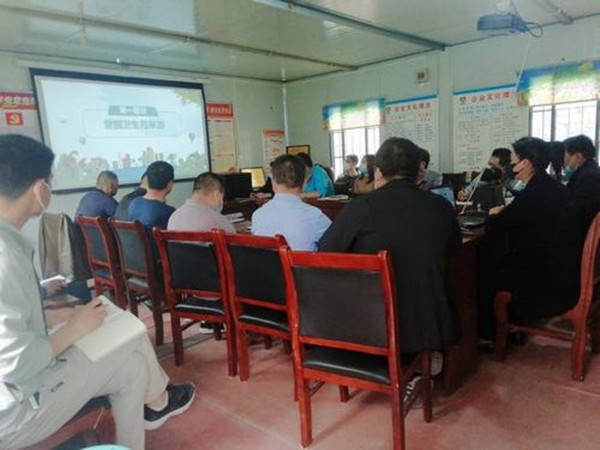 陕煤建设澄合分公司基层宣讲“防疫有我,爱卫同行”