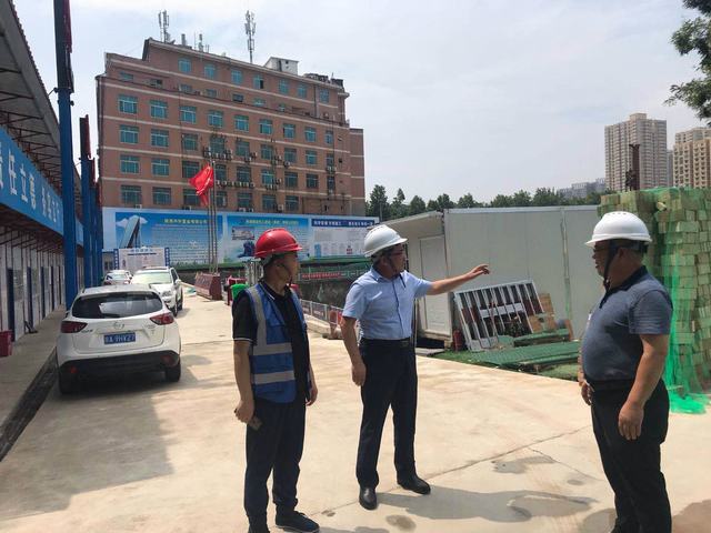 王明智深入韩南韩北村城中村改造项目检查指导工作