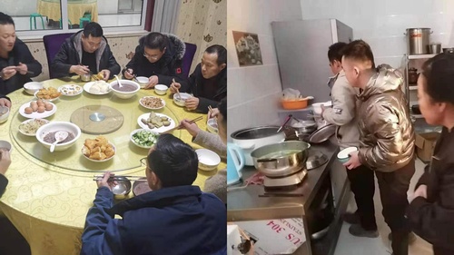 陕煤建设路桥分公司基层项目庆腊八共迎新春