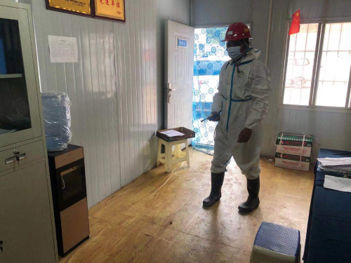 陕煤建设机电安装公司冶坪项目部筑实疫情防线