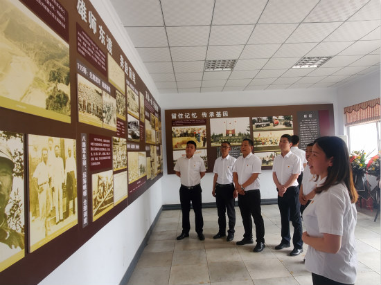 陕煤建设汉中分公司走进八路军东渡黄河出师抗日纪念馆学习党史教育
