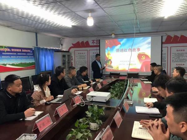 陕煤建设矿建二公司小保当第三项目部组织开展“讲述红色故事”专题宣讲活动