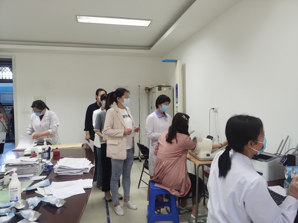 陕煤建设韩城分公司优化员工体检做实做细“我为群众办实事”活动