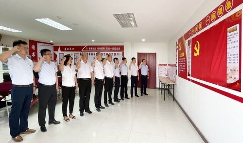 陕煤建设洗选煤运营公司：庄严重温入党誓词 共迎建党百年华诞