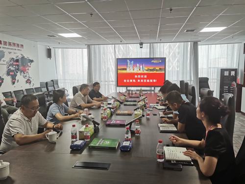 宁兴刚一行到正威国际集团宝鸡公司交流座谈