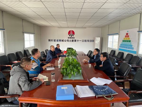 王明智在陕煤建设西安特种飞行器产业园项目调研