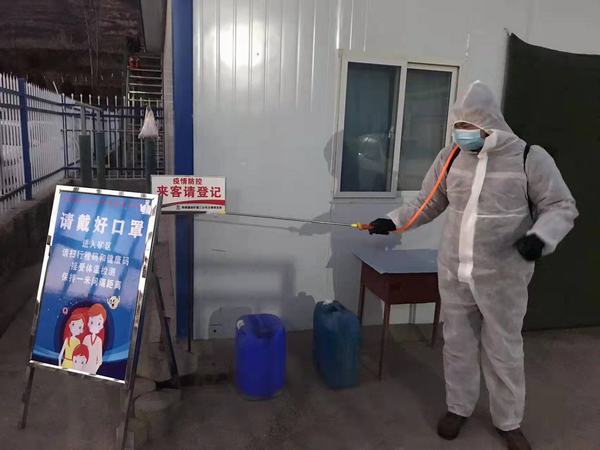 陕煤建设矿建二公司王峰项目部:疫情防控不松懈 生产生活不掉线
