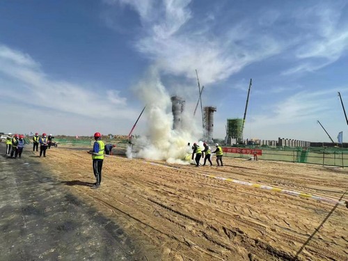 陕煤建设路桥分公司：拧紧假期“安全阀”，应急演练促安全