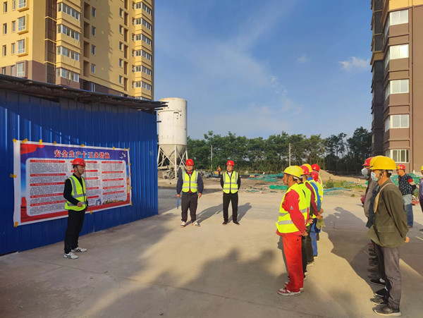 陕煤建设咸阳分公司第五项目部多举措开展安全生产活动