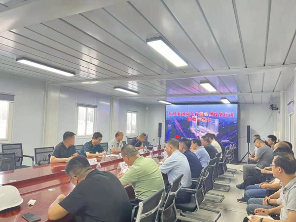 bcw8白菜网论坛深入陕煤建设渭南分公司北斗星基项目开展应急救援实训攻坚战验收考核