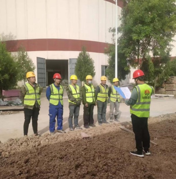 陕煤建设咸阳分公司第六项目部积极开展触电应急演练活动