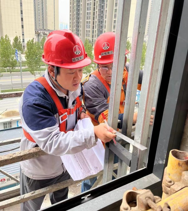 陕煤建设咸阳分公司沣西新城第五学校项目质量管理正当时