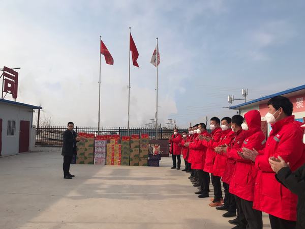 文家坡矿总经理徐景果一行莅临陕煤建设矿建二公司第三项目部检查指导工作