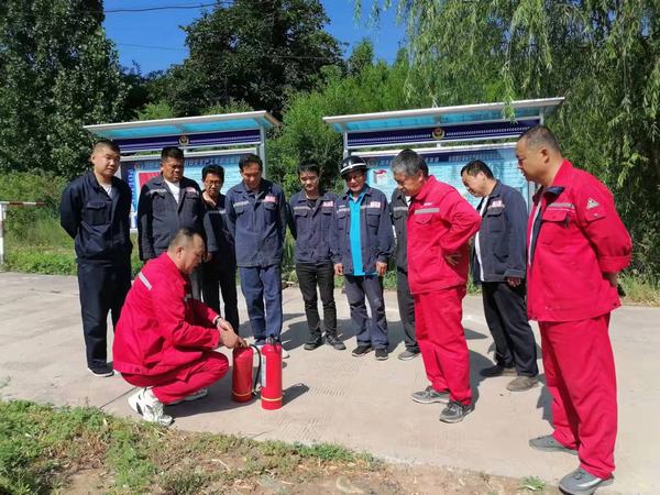 陕煤建设矿建二公司各单位开展火灾预防宣传活动