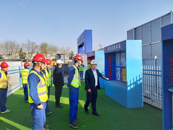 赵敬凯莅临北元化工募投项目检查指导工作