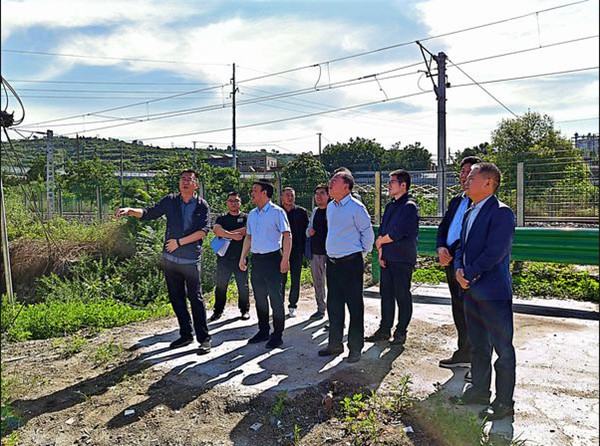 铜川市交通运输局局长路学敏莅临川耀PPP项目督导检查工作