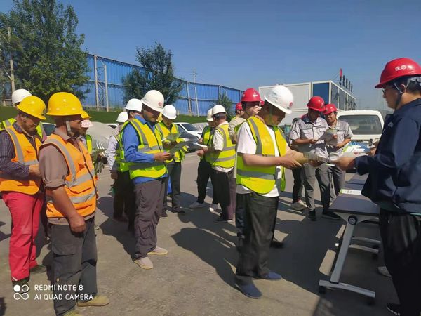 陕煤建设天工公司土建四部按下“节能降碳、你我同行” 快捷键